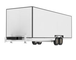 Car trailer isolated on background. 3d rendering - illustration png