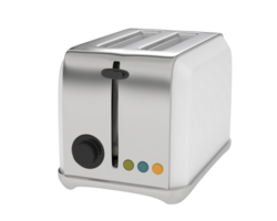 Toaster isolated on background. 3d rendering - illustration png