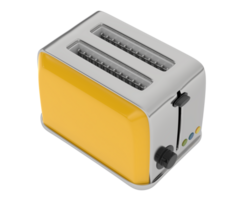 Toaster isolated on background. 3d rendering - illustration png