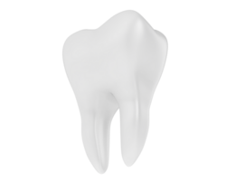 dente isolato su sfondo. 3d interpretazione - illustrazione png