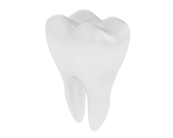 Tooth isolated on background. 3d rendering - illustration png