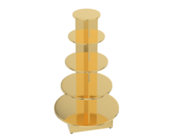 pos Geschäft Schritte isoliert auf Hintergrund. 3d Rendern - - Illustration png