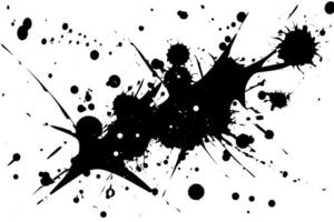 Ink Splatter Paint Abstract Blot and Splash with Drop's. Abstract Grunge Texture. vector