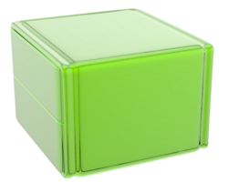 Uhr Box isoliert auf Hintergrund. 3d Rendern - - Illustration png