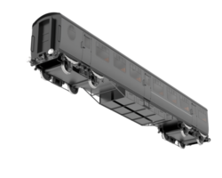 tåg vagn isolerat på bakgrund. 3d tolkning - illustration png