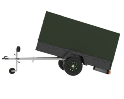 trailer isolerat på bakgrund. 3d tolkning - illustration png