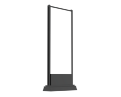 LED Single Zeichen isoliert auf Hintergrund. 3d Rendern - - Illustration png