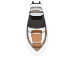 super yacht isolé sur Contexte. 3d le rendu - illustration png