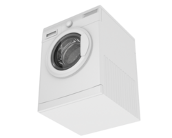 Washing machine isolated on background. 3d rendering - illustration png