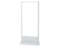 LED single teken geïsoleerd Aan achtergrond. 3d renderen - illustratie png