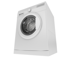 Washing machine isolated on background. 3d rendering - illustration png