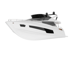 super yacht isolato su sfondo. 3d interpretazione - illustrazione png