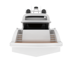 super Yacht isolerat på bakgrund. 3d tolkning - illustration png