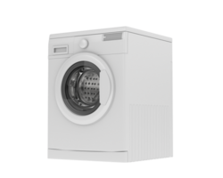 Waschen Maschine isoliert auf Hintergrund. 3d Rendern - - Illustration png