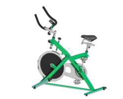 Fitnessstudio Fahrrad isoliert auf Hintergrund. 3d Rendern - - Illustration png