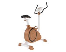 Gym bike isolated on background. 3d rendering - illustration png