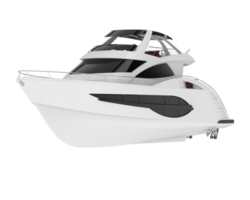 super Yacht isolerat på bakgrund. 3d tolkning - illustration png