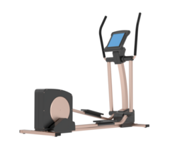 horizontal bicicleta para gimnasio aislado en antecedentes. 3d representación - ilustración png