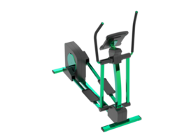 horizontal bicyclette pour Gym isolé sur Contexte. 3d le rendu - illustration png