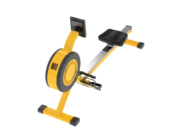 Horizontal bike for gym isolated on background. 3d rendering - illustration png