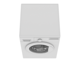 Washing machine isolated on background. 3d rendering - illustration png