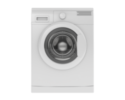 Washing machine isolated on background. 3d rendering - illustration png