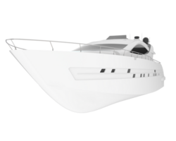 super Yacht isolerat på bakgrund. 3d tolkning - illustration png