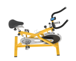 Fitnessstudio Fahrrad isoliert auf Hintergrund. 3d Rendern - - Illustration png