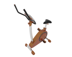 Gym cykel isolerat på bakgrund. 3d tolkning - illustration png