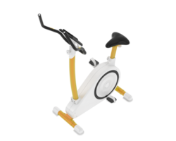 Gym cykel isolerat på bakgrund. 3d tolkning - illustration png