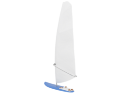 planche à voile planche isolé sur Contexte. 3d le rendu - illustration png