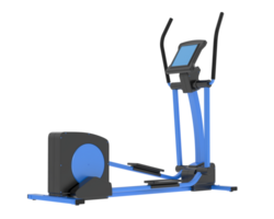 horizontal bicicleta para gimnasio aislado en antecedentes. 3d representación - ilustración png