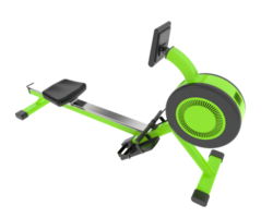 Horizontal bike for gym isolated on background. 3d rendering - illustration png