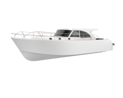 super yacht isolé sur Contexte. 3d le rendu - illustration png