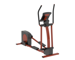 Horizontal bike for gym isolated on background. 3d rendering - illustration png