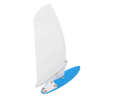 Windsurfing board isolated on background. 3d rendering - illustration png