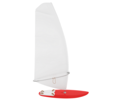 planche à voile planche isolé sur Contexte. 3d le rendu - illustration png