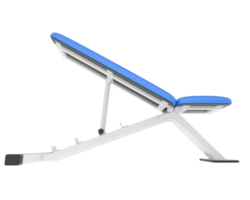 Adjustable bench isolated on background. 3d rendering - illustration png