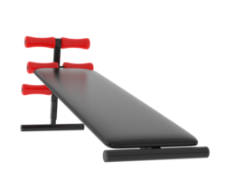 Adjustable bench isolated on background. 3d rendering - illustration png