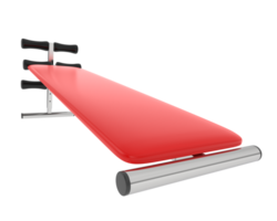 Adjustable bench isolated on background. 3d rendering - illustration png