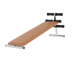 Adjustable bench isolated on background. 3d rendering - illustration png