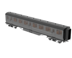 Train wagon isolated on background. 3d rendering - illustration png