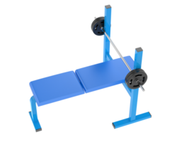 Bench press isolated on background. 3d rendering - illustration png