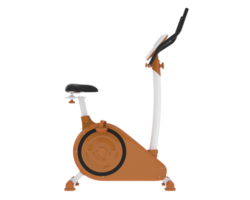 Gym bike isolated on background. 3d rendering - illustration png