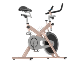 gimnasio bicicleta aislado en antecedentes. 3d representación - ilustración png