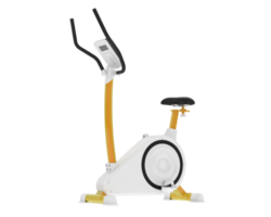 Fitnessstudio Fahrrad isoliert auf Hintergrund. 3d Rendern - - Illustration png