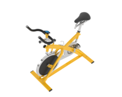 Fitnessstudio Fahrrad isoliert auf Hintergrund. 3d Rendern - - Illustration png