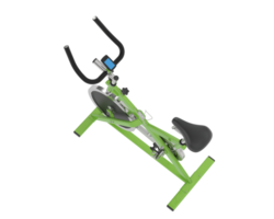 Gym bike isolated on background. 3d rendering - illustration png