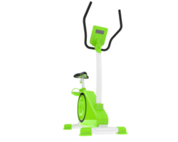 Fitnessstudio Fahrrad isoliert auf Hintergrund. 3d Rendern - - Illustration png