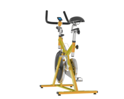 Gym cykel isolerat på bakgrund. 3d tolkning - illustration png